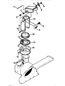 Discharge Chute Repair parts for Craftsman Gas Snowblower 536886120 from AppliancePartsPros.com