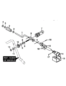 Chute Control Rod Repair parts for Craftsman Gas Snowblower 536886120 from AppliancePartsPros.com