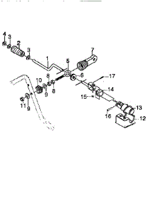 Chute Control Rod parts for Craftsman Gas Snowblower 536886121 from AppliancePartsPros.com