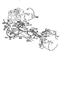 Frame Assembly parts for Craftsman Gas Snowblower 536886122 from AppliancePartsPros.com