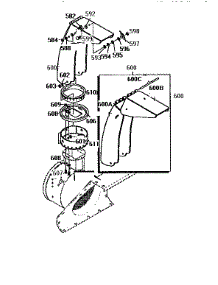 Discharge Chute Assembly parts for Craftsman Gas Snowblower 536886122 from AppliancePartsPros.com