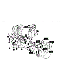 Frame Assembly parts for Craftsman Gas Snowblower 536886140 from AppliancePartsPros.com