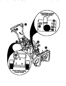 Decals parts for Craftsman Gas Snowblower 536886140 from AppliancePartsPros.com