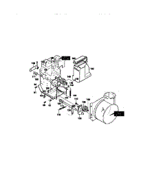 Frame Assembly parts for Craftsman Gas Snowblower 536886141 from AppliancePartsPros.com