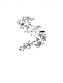 Drive Assembly parts for Craftsman Gas Snowblower 536886141 from AppliancePartsPros.com