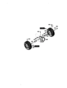 Wheel Assembly parts for Craftsman Gas Snowblower 536886141 from AppliancePartsPros.com