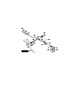 Chute Control Rod Assembly parts for Craftsman Gas Snowblower 536886141 from AppliancePartsPros.com