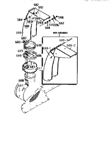 Chute Assembly parts for Craftsman Gas Snowblower 536886150 from AppliancePartsPros.com