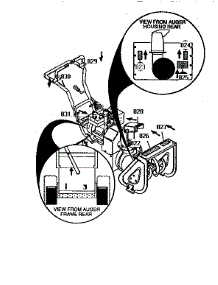 Decal Assembly parts for Craftsman Gas Snowblower 536886150 from AppliancePartsPros.com
