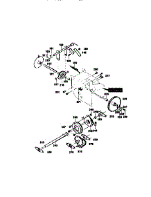 Drive Components Assembly parts for Craftsman Gas Snowblower 536886160 from AppliancePartsPros.com