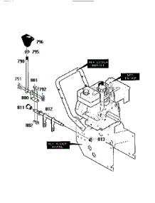 Shift Yoke Assembly parts for Craftsman Gas Snowblower 536886160 from AppliancePartsPros.com