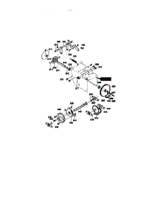 Drive Components Assembly parts for Craftsman Gas Snowblower 536886161 from AppliancePartsPros.com