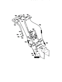 Handle Assembly parts for Craftsman Gas Snowblower 536886161 from AppliancePartsPros.com