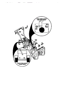 Decal Assembly parts for Craftsman Gas Snowblower 536886161 from AppliancePartsPros.com