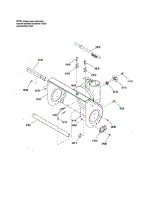 Auger Housing parts for Craftsman Gas Snowblower 536886180 from AppliancePartsPros.com