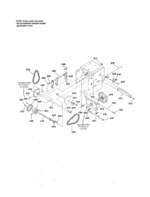 Traction Drive - Standard parts for Craftsman Gas Snowblower 536886180 from AppliancePartsPros.com