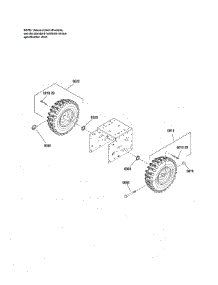 Wheels & Tires parts for Craftsman Gas Snowblower 536886180 from AppliancePartsPros.com