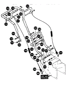 Handle Assembly parts for Craftsman Snow Blower 536886180-1990 from AppliancePartsPros.com