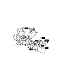 Frame Assembly parts for Craftsman Gas Snowblower 536886190 from AppliancePartsPros.com