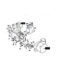 Frame Assemlby parts for Craftsman Gas Snowblower 536886191 from AppliancePartsPros.com