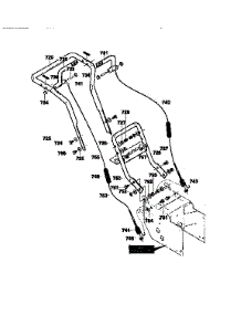 Handle Assembly parts for Craftsman Gas Snowblower 536886191 from AppliancePartsPros.com