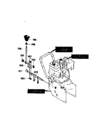 Shift Yoke Assembly parts for Craftsman Gas Snowblower 536886191 from AppliancePartsPros.com