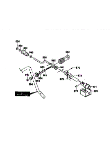 Chute Control Rod Assembly parts for Craftsman Gas Snowblower 536886191 from AppliancePartsPros.com