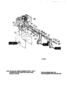 Engine Assembly parts for Craftsman Gas Snowblower 536886220 from AppliancePartsPros.com