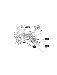 Frame Assembly parts for Craftsman Gas Snowblower 536886220 from AppliancePartsPros.com