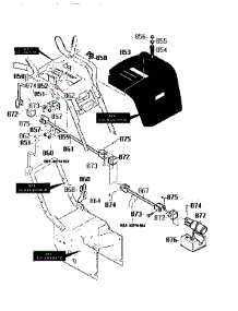 Chute Control Rod Assembly parts for Craftsman Gas Snowblower 536886220 from AppliancePartsPros.com