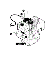 Electric Start Assembly parts for Craftsman Gas Snowblower 536886260 from AppliancePartsPros.com