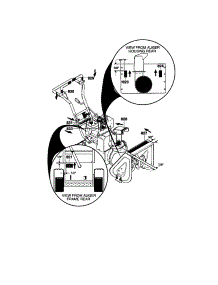 Decals parts for Craftsman Gas Snowblower 536886260 from AppliancePartsPros.com