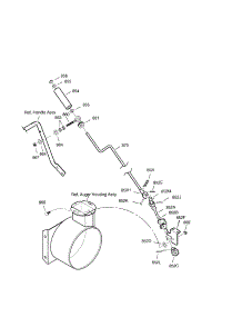 26`` 9Hp Chute Rod parts for Craftsman Gas Snowblower 536886261 from AppliancePartsPros.com