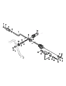 Chute Control Rod parts for Craftsman Gas Snowblower 536886280 from AppliancePartsPros.com
