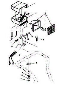 Headlight parts for Craftsman Gas Snowblower 536886280 from AppliancePartsPros.com