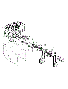 Engine Components parts for Craftsman Gas Snowblower 536886280 from AppliancePartsPros.com
