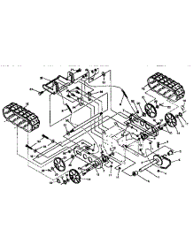 Track Assembly parts for Craftsman Gas Snowblower 536886280 from AppliancePartsPros.com