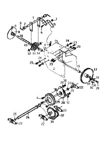 Drive Assembly parts for Craftsman Gas Snowblower 536886281 from AppliancePartsPros.com