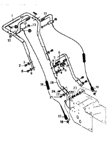 Handle Assembly parts for Craftsman Gas Snowblower 536886281 from AppliancePartsPros.com
