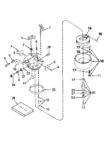 Carburetor 632370A (71 / 143) parts for Craftsman Gas Snowblower 536886330 from AppliancePartsPros.com