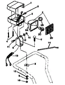 Headlight Repair Parts parts for Craftsman Gas Snowblower 536886330 from AppliancePartsPros.com