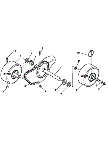 Wheel Assembly Repair Parts parts for Craftsman Gas Snowblower 536886330 from AppliancePartsPros.com