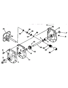 Gear Box Repair Parts parts for Craftsman Gas Snowblower 536886330 from AppliancePartsPros.com