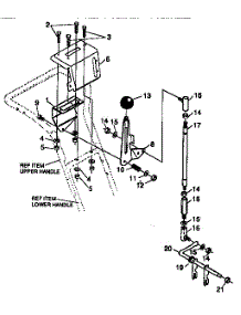 Control Panel Repair Parts parts for Craftsman Gas Snowblower 536886330 from AppliancePartsPros.com
