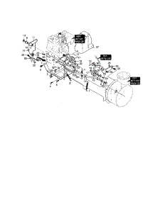 Frame Components parts for Craftsman Gas Snowblower 536886331 from AppliancePartsPros.com