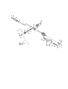 Chute Rod parts for Craftsman Gas Snowblower 536886331 from AppliancePartsPros.com