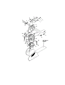 Remote Discharge Chute parts for Craftsman Gas Snowblower 536886331 from AppliancePartsPros.com