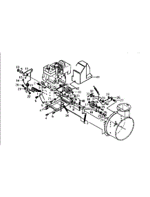 Frame Components parts for Craftsman Gas Snowblower 536886332 from AppliancePartsPros.com