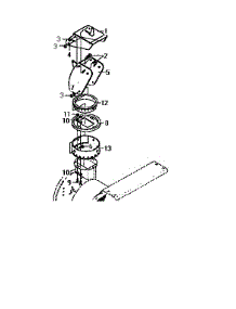 Remote Discharge Chute parts for Craftsman Gas Snowblower 536886332 from AppliancePartsPros.com