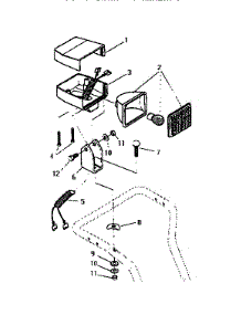 Headlight Assembly parts for Craftsman Gas Snowblower 536886332 from AppliancePartsPros.com
